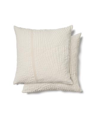 Чехол La Forma (ех Julia Grup) Комплект из 2 чехлов для подушек Raylo из хлопка с текстурой и полосками 50 x 50 см арт. 424893