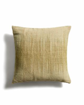 Чехол La Forma (ех Julia Grup) Чехол для напольной подушки Liroda из джута с зеленым узором икат, 70 x 70 см арт. 481457