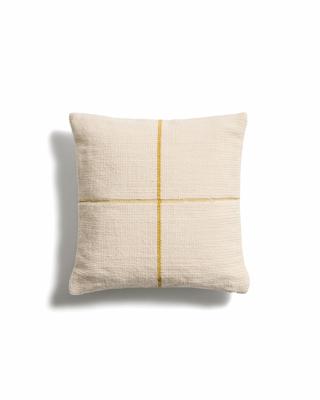 Чехол La Forma (ех Julia Grup) Чехол для подушки Atima с полосками желтого цвета, жаккардовый, 100% ПЭТ, 45 x 45 см арт. 481369