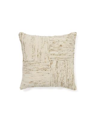 Чехол La Forma (ех Julia Grup) Чехол для подушки Anuba из жаккардовой ткани в бежевую и зелёную клетку 45 x 45 см арт. 261793