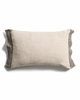 Чехол La Forma (ех Julia Grup) Чехол для подушки Disea из льна бежевый с полосками, 40 x 60 см арт. 481419