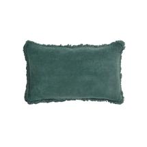 Чехол La Forma (ех Julia Grup) Чехол для подушки Cedella из 100% хлопка и бархата с бахромой зеленого цвета 30 x 50 см арт. 108480
