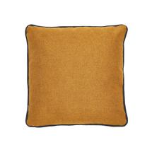Чехол La Forma (ех Julia Grup) Viera cushion cover in mustard with a blue border, 45 x 45 cm арт. 157309
