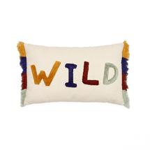 Чехол La Forma (ех Julia Grup) Zelda Чехол на подушку белый из хлопка с вышитыми разноцветными буквами 30 х 50 см арт. 177885