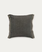 Чехол La Forma (ех Julia Grup) Чехол для подушки Niven из льна зеленого цвета с боковыми полосками 45 x 45 см арт. 262011