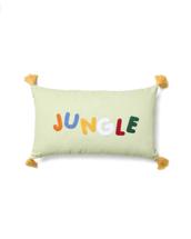 Чехол La Forma (ех Julia Grup) Чехол для подушки из хлопка Tandani зеленого цвета с разноцветной вышивкой 30 x 50 см арт. 434773