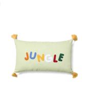 Чехол La Forma (ех Julia Grup) Чехол для подушки из хлопка Tandani зеленого цвета с разноцветной вышивкой 30 x 50 см арт. 434773