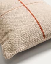 Чехол La Forma (ех Julia Grup) Чехол для подушки Atima с полосками оранжевого цвета, жаккардовый, 100% ПЭТ, 45 x 45 см арт. 481367