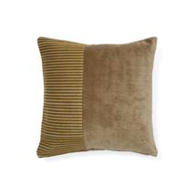Чехол La Forma (ех Julia Grup) Samit Чехол на подушку из 100% хлопкового бархата с горчичными полосками 45 x 45 см арт. 210450