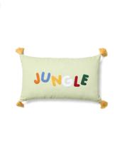 Чехол La Forma (ех Julia Grup) Чехол для подушки из хлопка Tandani зеленого цвета с разноцветной вышивкой 30 x 50 см арт. 434773