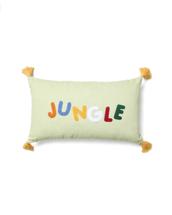 Чехол La Forma (ех Julia Grup) Чехол для подушки из хлопка Tandani зеленого цвета с разноцветной вышивкой 30 x 50 см арт. 434773