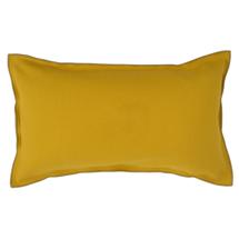Чехол Tkano Чехол на подушку из фактурного хлопка горчичного цвета с контрастным кантом из коллекции essential, 30х50 см арт. TK20-CC0006