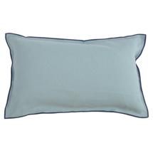 Чехол Tkano Чехол на подушку из фактурного хлопка голубого цвета с контрастным кантом из коллекции essential, 30х50 см арт. TK20-CC0008