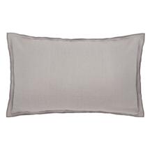 Чехол Tkano Чехол на подушку из фактурного хлопка серого цвета с контрастным кантом из коллекции essential, 30х50 см арт. TK22-CC0002