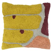 Чехол Tkano Чехол на подушку с рисунком tea plantation горчичного цвета из коллекции terra, 45х45 см арт. TK22-CC0007