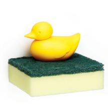 Держатель QUALY Держатель для губки duck, желтый арт. QL10225-YW