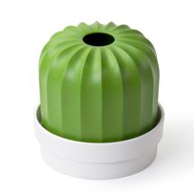 Держатель QUALY Держатель для салфеток cactiss, белый/зеленый арт. QL10276-WH-GN