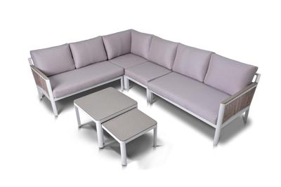 Диван 4SIS "Париж" угловой модульный диван, каркас из алюминия арт. PAR-MS-GFS4762-6 beige