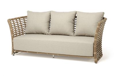 Диван 4SIS "Валенсия" диван из искусственного ротанга трехместный, цвет соломенный арт. YH-C3250W