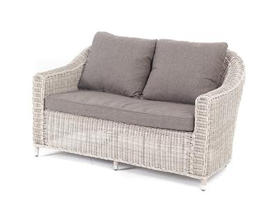 Диван 4SIS "Кон Панна" диван из искусственного ротанга двухместный, цвет бежевый арт. YH-C2808W beige