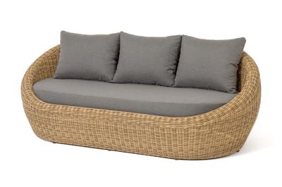 Диван 4SIS "Барселона" диван из искусственного ротанга трехместный, цвет соломенный арт. YH-C3093W