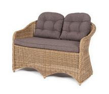 Диван 4SIS "Равенна" диван двухместный плетенный из ротанга, цвет соломенный арт. YH-C2104W