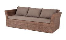 Диван 4SIS "Капучино" диван из искусственного ротанга трехместный, цвет коричневый арт. YH-C3130W-3 brown