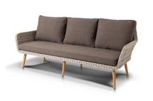 Диван 4SIS "Прованс" диван из искусственного ротанга трехместный, цвет бежевый арт. YH-SYH272W-S3 beige