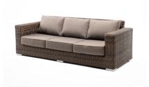 Диван 4SIS "Боно" диван из искусственного ротанга трехместный, цвет коричневый арт. YH-C3515W brown
