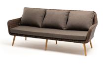 Диван 4SIS "Прованс" диван из искусственного ротанга трехместный, цвет коричневый арт. YH-SYH272W-S3 brown