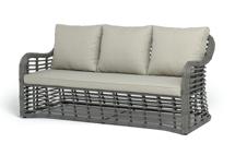 Диван 4SIS "Ницца" диван из искусственного ротанга трехместный, цвет серый арт. YH-C3230W Grey