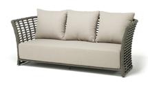 Диван 4SIS "Валенсия" диван из искусственного ротанга трехместный, цвет серый арт. YH-C3250W grey