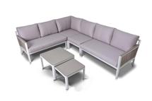 Диван 4SIS "Париж" угловой модульный диван, каркас из алюминия арт. PAR-MS-GFS4762-6 beige