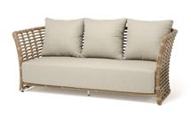 Диван 4SIS "Валенсия" диван из искусственного ротанга трехместный, цвет соломенный арт. YH-C3250W