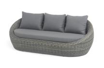 Диван 4SIS "Барселона" диван из искусственного ротанга трехместный, цвет графит арт. YH-C3093W graphite
