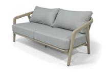 Диван 4SIS "Брюссель" диван двухместный из искусственного ротанга, цвет серый, каркас под дерево (холодно-бежевый) арт. DF25101-S2