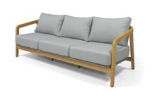 Диван 4SIS "Лейпциг" диван трехместный из тика, цвет серый арт. DF25101T-S3