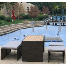 Диван Афина Плетеный диван-трансформер S330A-W63 Brown арт. S330A-W63 Brown