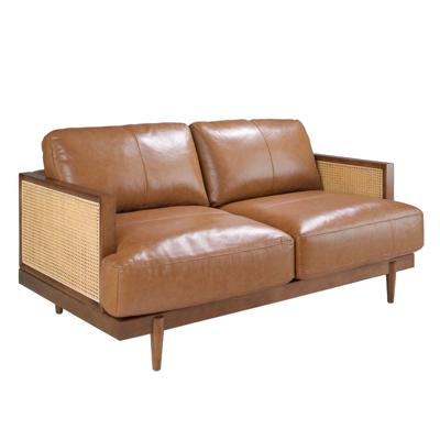 Диван Angel Cerda Диван 2-х местный 6176/KF8031-2P-M2731 из коричневой кожи арт. 179137