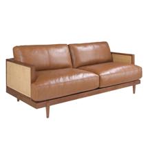 Диван Angel Cerda Диван 3-х местный 6177/KF8031-3P-M2731 из коричневой кожи арт. 179139
