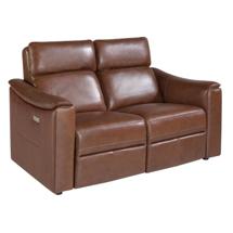 Диван Angel Cerda Диван 2-х местный 6165/KM5035-2P-M1595 с реклайнером коричневый арт. 160051