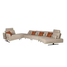 Диван Angel Cerda Диван модульный 5-ти местный 6274-7B-LIQ с левым шезлонгом из ткани песочного цвета арт. 481042