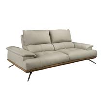 Диван Angel Cerda 3-местный диван из серо-коричневой кожи, модель 6247 арт. 420802