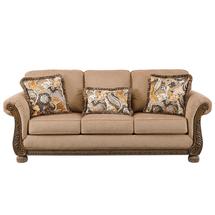 Диван Ashley Диван Westerwood 4960138 3-местный с подушками (3шт) 234х96х96 см Светло-коричневый арт. ZN-137219