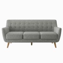 Диван Bradexhome Диван Picasso трехместный серый арт. RF 0803