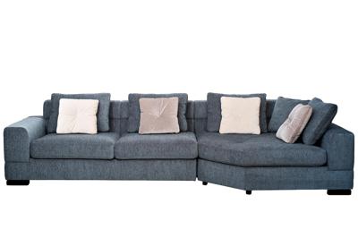 Диван Garda Decor Комплект мебели №4 диван Лацио(Lazio), угол трапеция правый арт. ZN-394386