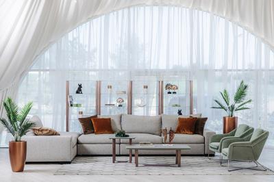 Диван Garda Decor Комплект мебели №6 диван Манчестер(Manchester) угловой с  механизмом арт. ZN-394389
