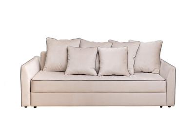 Диван Garda Decor Диван Морес(Mores)(K)кант трехмест.раскл. велюр беж. Colt002-BEG 226*103*94 арт. MORES(K)-Colt002+Vel35