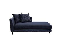 Диван Garda Decor Диван-Кушетка Sorrento правая велюр т.синий Bel18 180*98*88см арт. SORRENTO-COUCH-2K-Т.СИНИЙ-Bel18