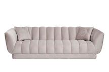 Диван Garda Decor Диван Fabio трехмест.велюр бежевый Фант17 239*95*72см,2 подушки арт. FABIO-3-2K-БЕЖ-Фант17